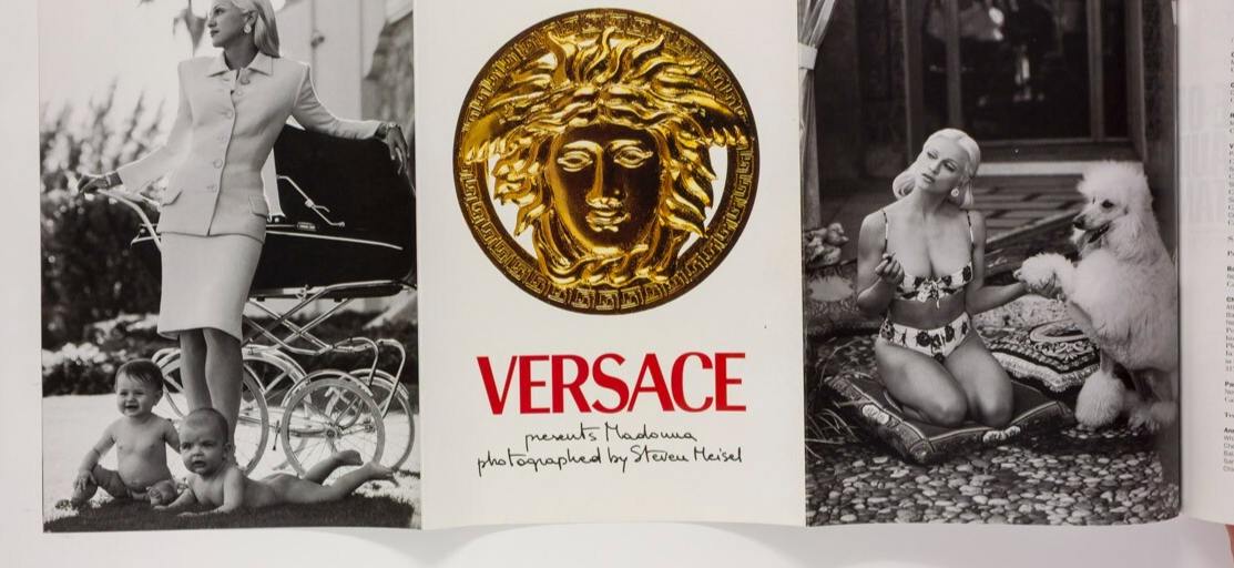 Shalom Harlow MADONNA VERSACE Parker Posey HARPER'S February 1995 Amber Valletta