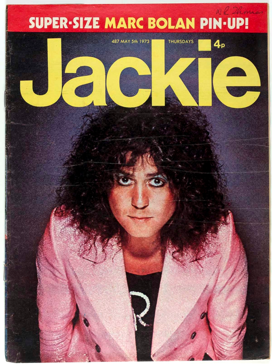 Marc Bolan BOWIE Simon Turner CAT STEVENS Sweet ELTON Jackie magazine 5 May 1973
