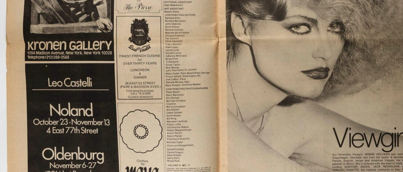 Elizabeth Taylor HELMUT NEWTON Jane Forth Nagisa Oshima  INTERVIEW MAGAZINE 1976