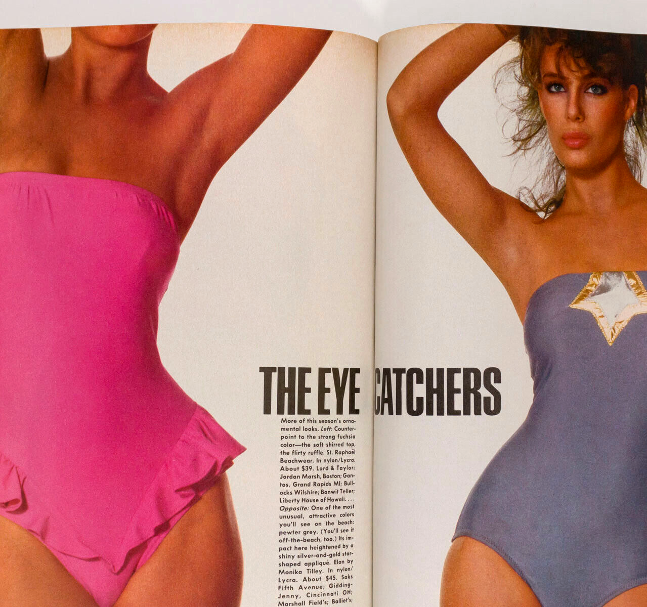 Kim Alexis GIA CARANGI Avedon PENN Beverly Johnson BROOKE SHIELDS Swimwear VOGUE