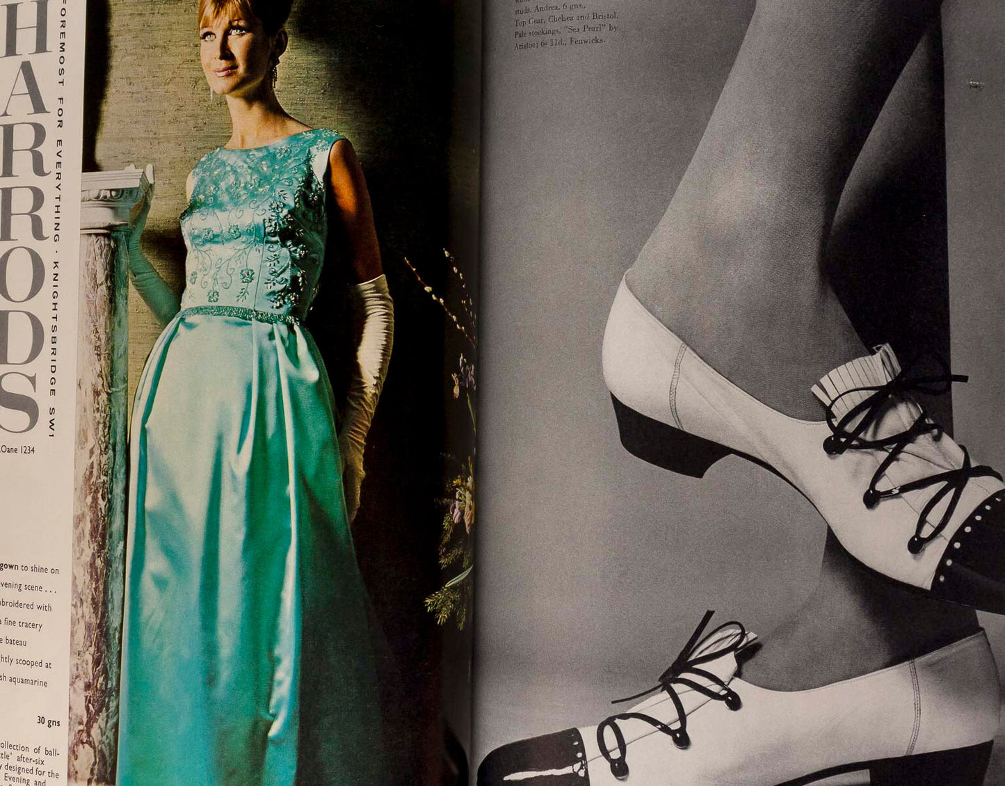 JILL KENNINGTON Balenciaga GIVENCHY Harper's Bazaar 1966 April GEORGE HAMILTON