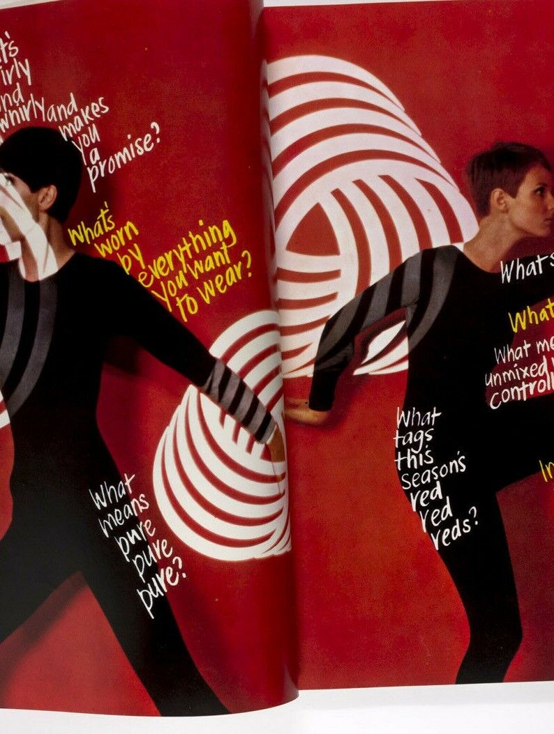 JEAN SHRIMPTON Donyale Luna PEGGY MOFFITT Jill Kennington PATTIE BOYD  Red Vogue