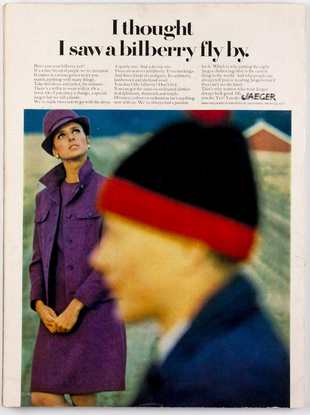 CELIA HAMMOND Ronald Traeger TWIGGY Paris VTG Vogue magazine 1st September 1967