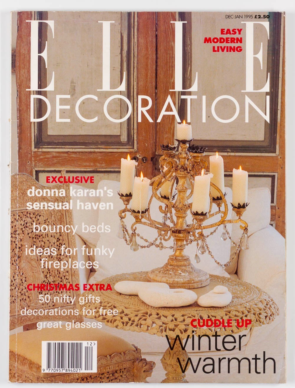 Donna Karan MICHELE OKA DONER Christopher Laughton ELLE DECORATION December 1994