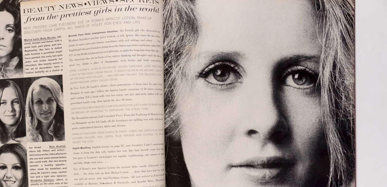 Mouchy NORMAN PARKINSON Jean Shrimpton VOGUE September 1970 Ingrid Boulting ROME