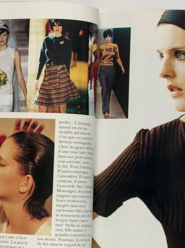 STELLA TENNANT Sarah O'Hare KAREN MULDER Dominique Isserman FRENCH ELLE magazine