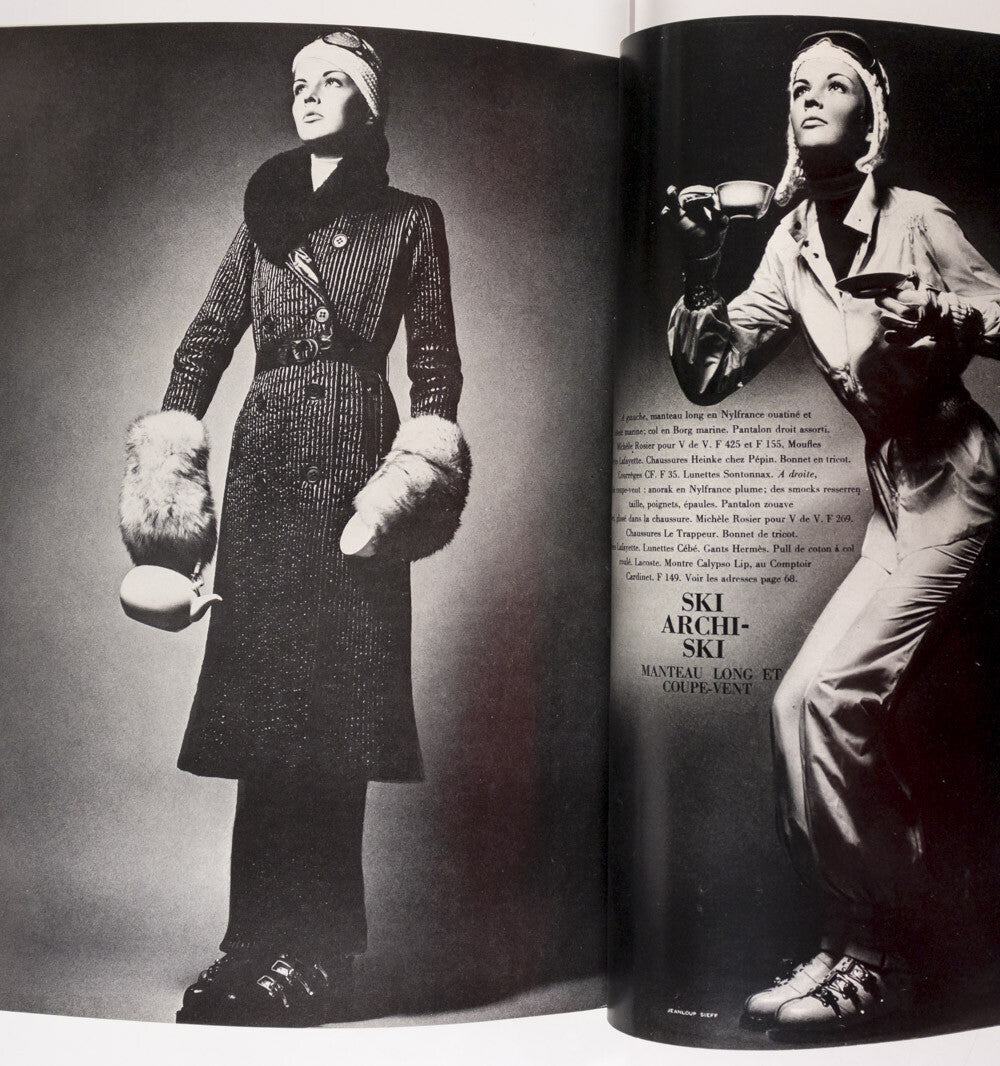 GUY BOURDIN Helmut Newton FRANCOISE SAGAN Veruschka PARIS VOGUE December 1969