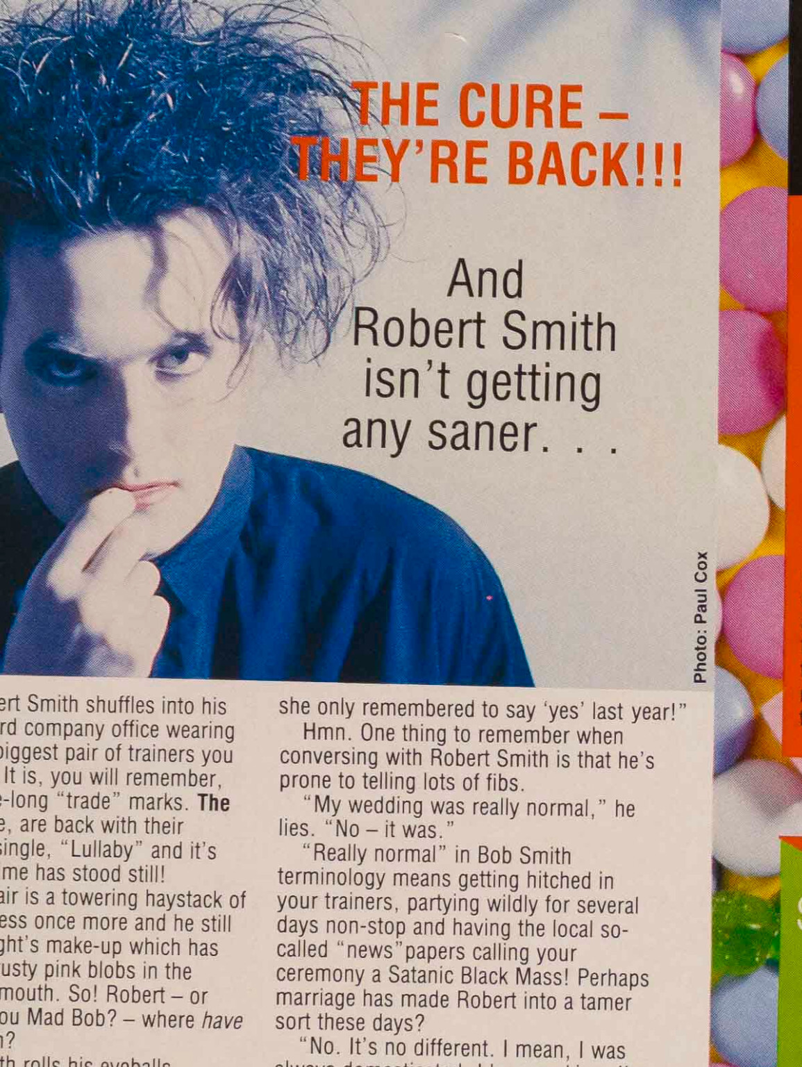 Madonna KYLIE MINOGUE Lisa Stansfield GNR Smash Hits April 1987 The Cure U2 FYC