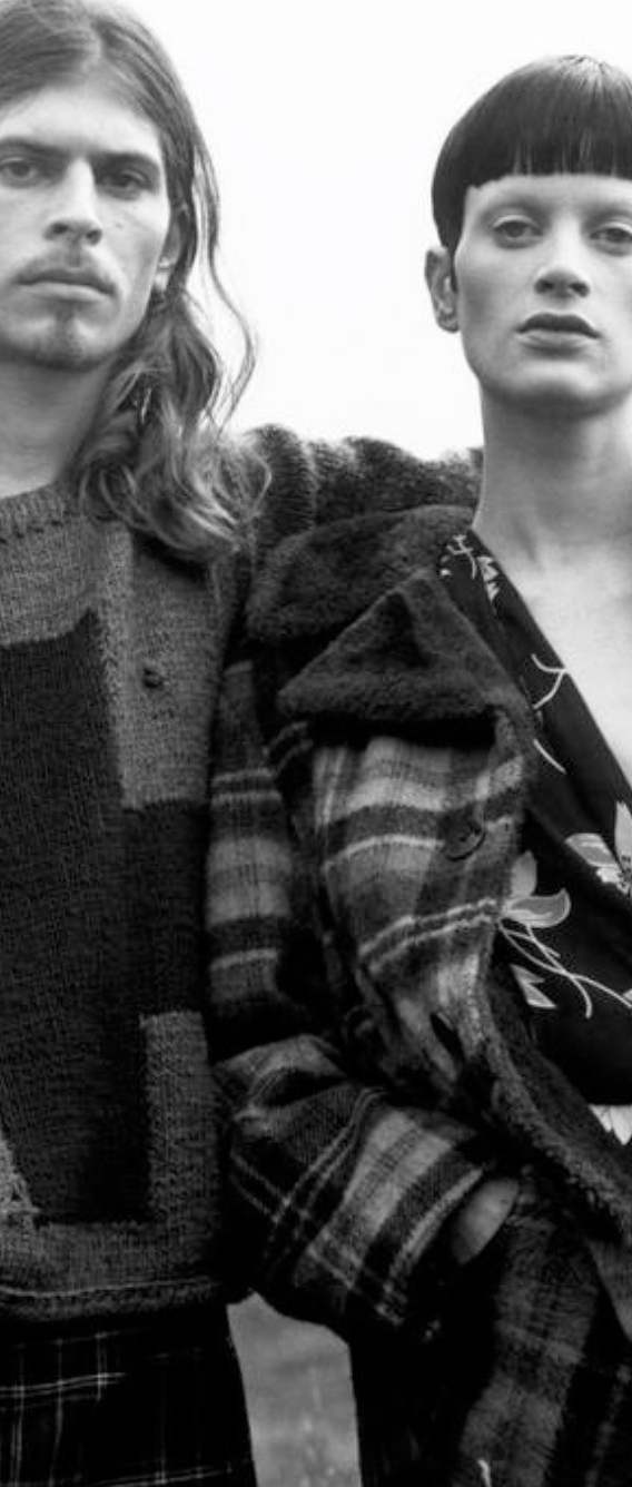 GRUNGE GLORY McMenamy MEISEL Lucie de Falaise SOFIA COPPOLA Vogue December 1992