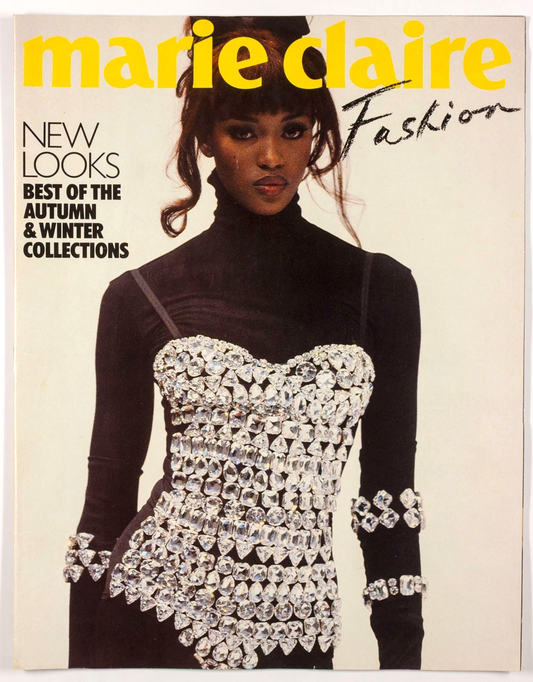 Naomi Campbell CINDY CRAWFORD Autumn Winter 1991 COLLECTIONS Mare Claire Fashion