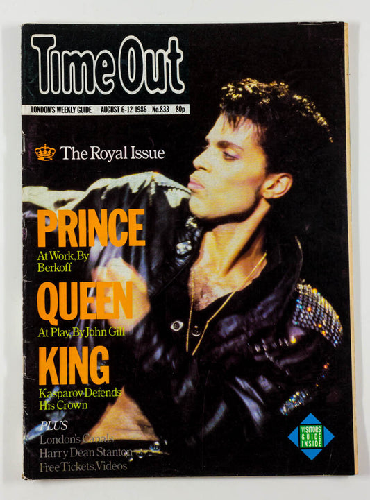 Prince HARRY DEAN STANTON Queen GARRY KASPAROV Royal Issue TIME OUT magazine UK