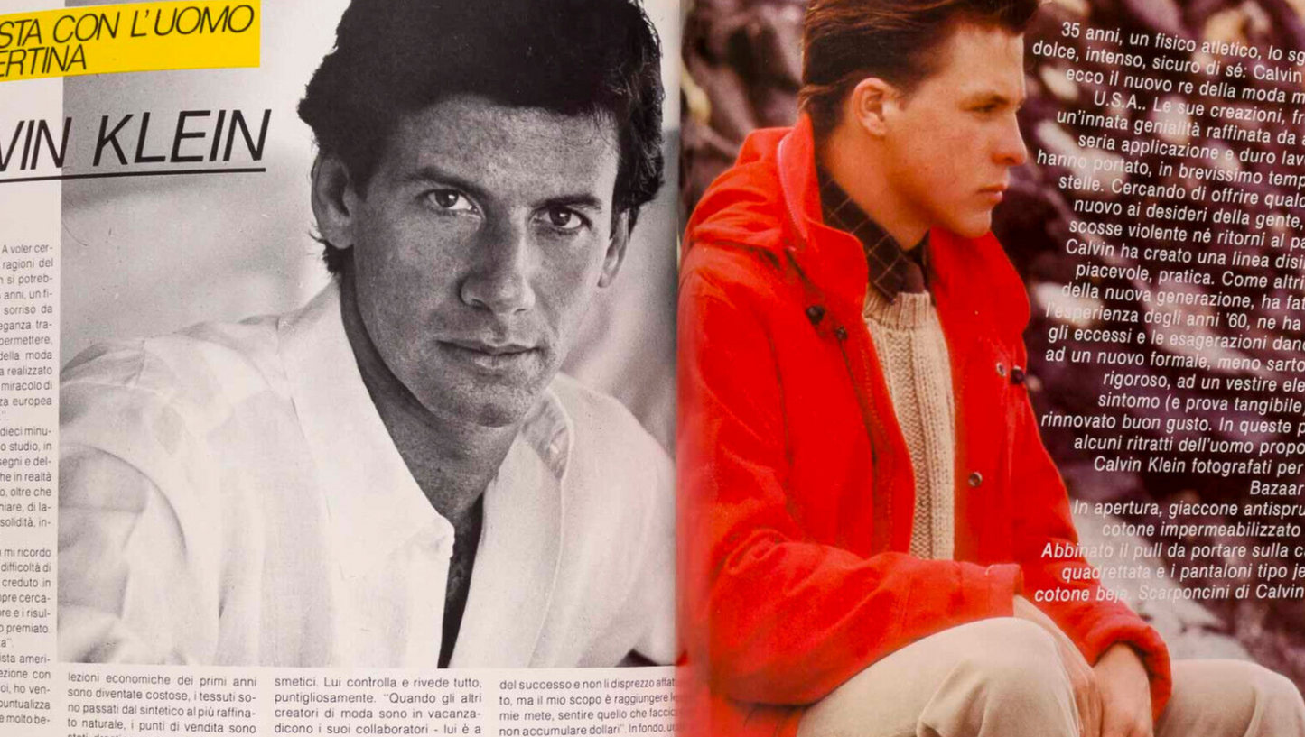 Calvin Klein DALI Skateboard PRET-A-PORTER COLLEZIONI Bruce Weber MEN'S HARPER'S