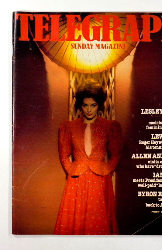 Lesley Anne Down LEW HOAD Tennis ALLEN ANDREWS Byron Rogers ~ TELEGRAPH magazine