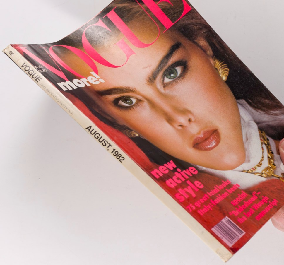 Brooke Shields CANDICE BERGEN Rosemary McGrotha VOGUE 1984 October COLLECTIONS