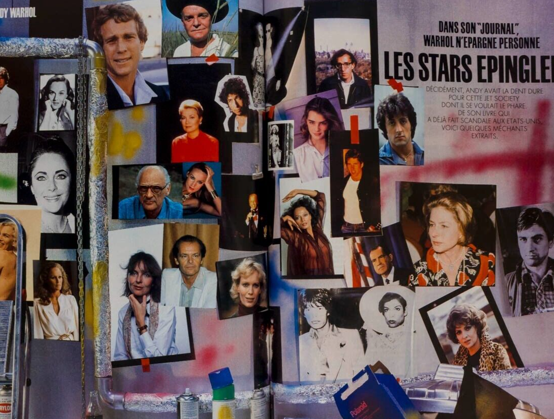 ANDY WARHOL Claire Dhelens INES DE LA FRESSANGE Lacroix YSL Adidas ELLE magazine