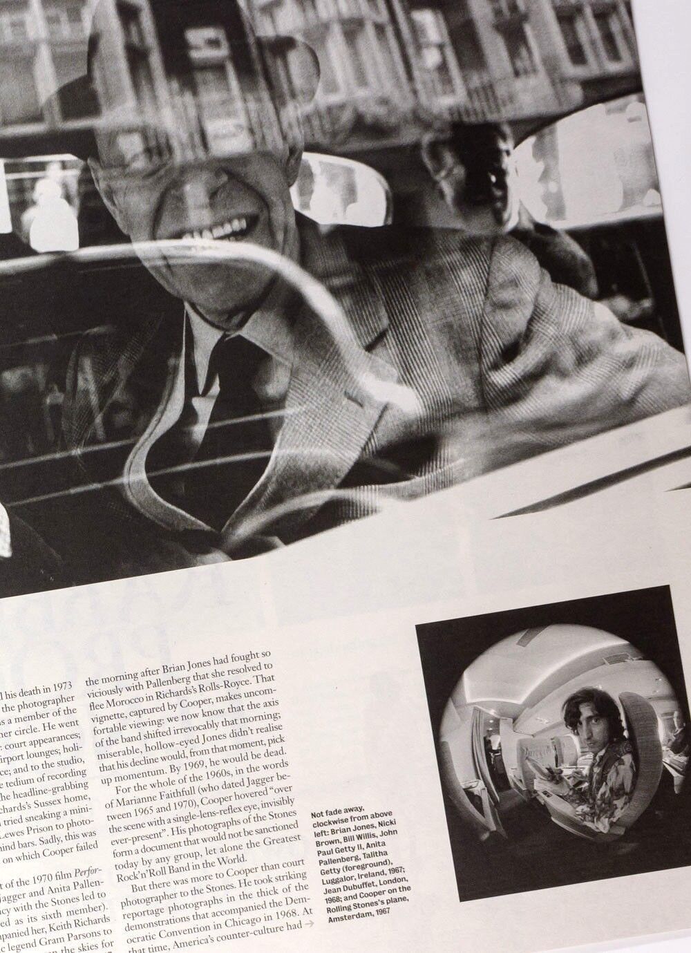 Warhol BRIAN JONES Anita Pallenberg MICHAEL COOPER Tom Hollander REVIEW MAGAZINE