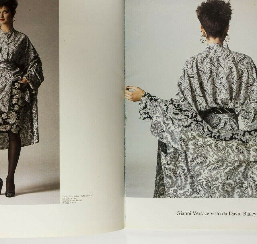 ANTONIO LOPEZ Gianni Versace DAVID BAILEY Spring 1985 vtg LOOKBOOK catalog VOGUE