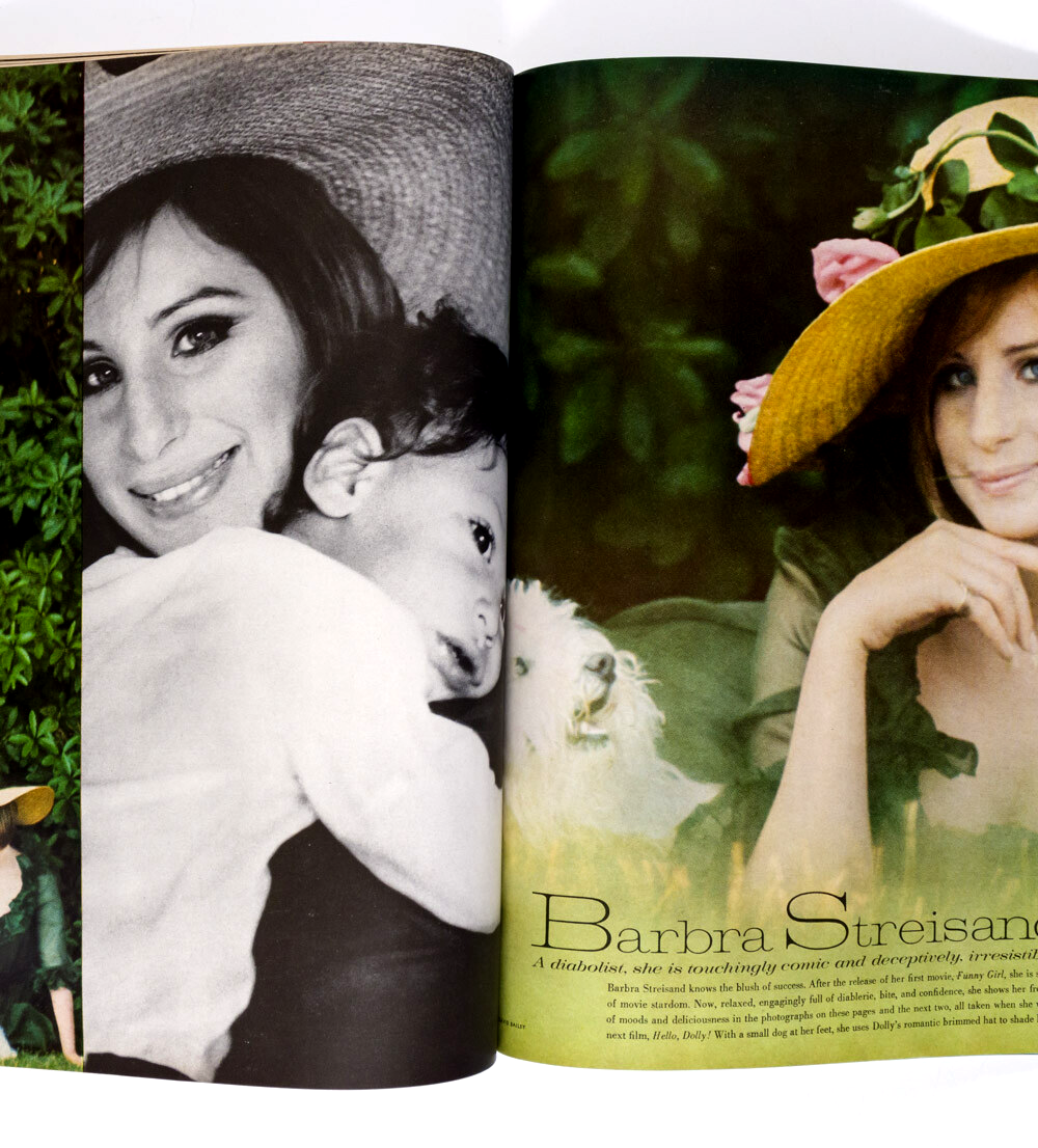 Lauren Hutton BEATLES Avedon BARBRA STREISAND Vogue December 1968 MEXICO Penn US