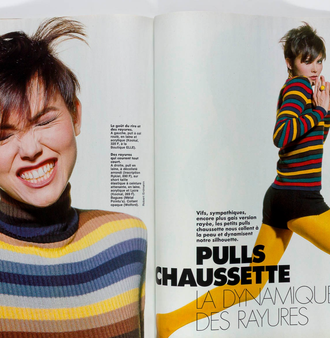 Beatrice Dalle JIM JARMUSCH Max Ernst ELLE MAGAZINE December 9 1991 JANE FONDA