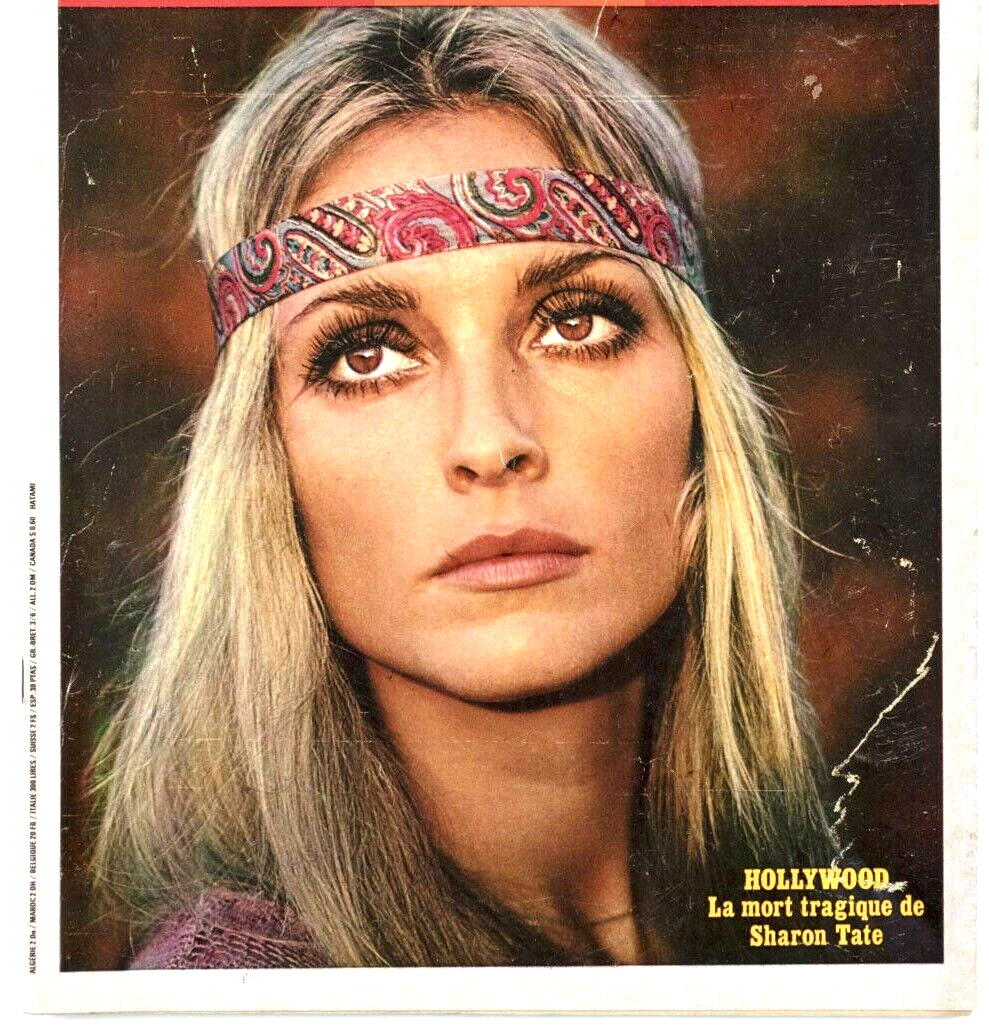 SHARON TATE Roman Polanski GARY HEMMING Irish riot war MARS Paris Match magazine