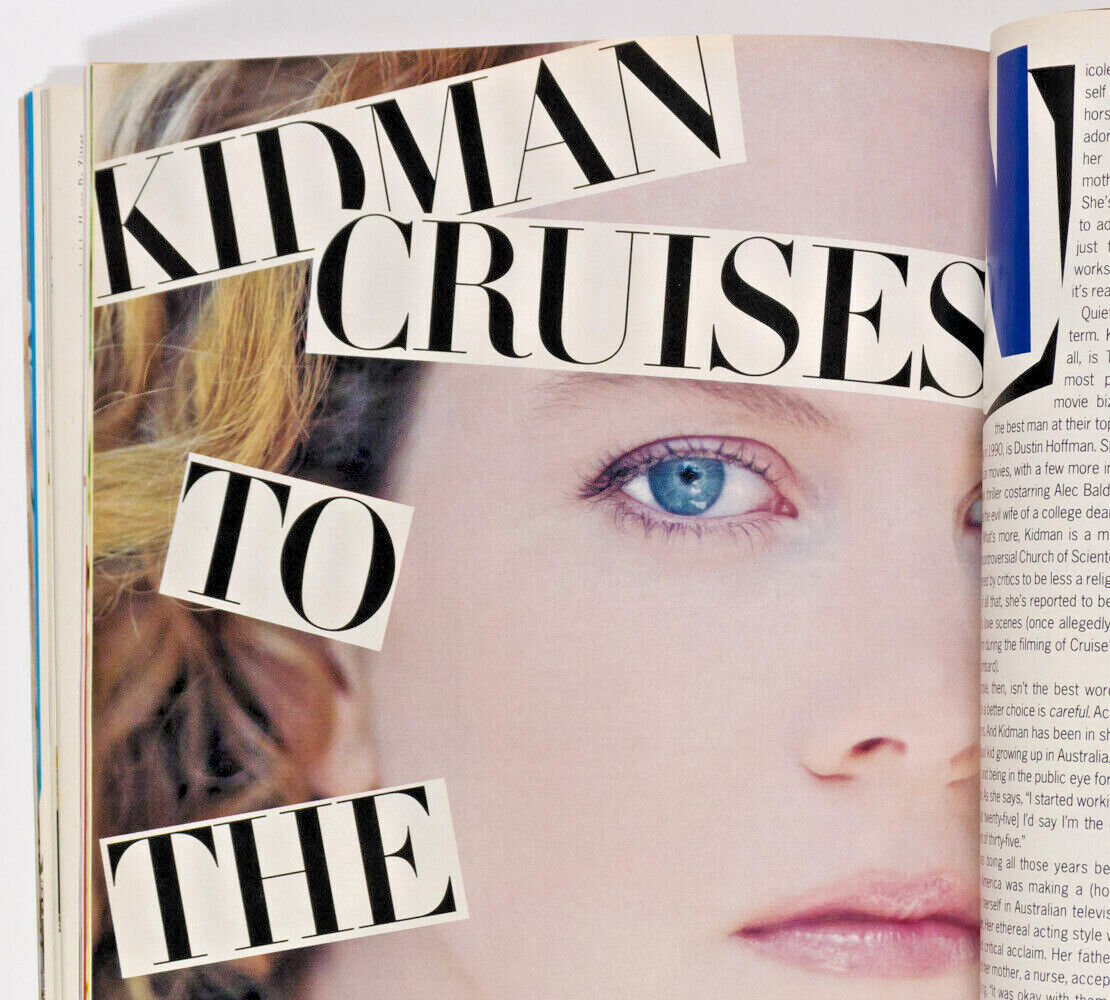 Kate Moss NIRVANA Joe McKenna NICOLE KIDMAN Glen Luchford MADEMOISELLE magazine