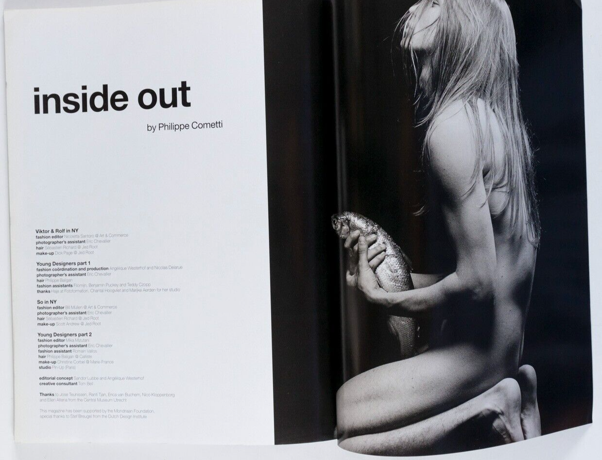 MALGOSIA BELA Bruce Benderson A F VANDERVORST Dutch magazine 28 2000 Swip Stolk