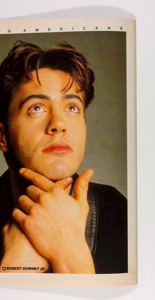 BALTHAZAR GETTY J Depp COREY HAIM Traci Lords DOWNEY JR Young Americans magazine