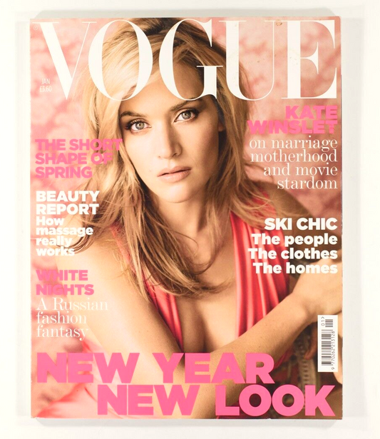 Kate Winslet SKIWEAR Luella Bartley VOGUE magazine January 2007 Beauty UK Spring