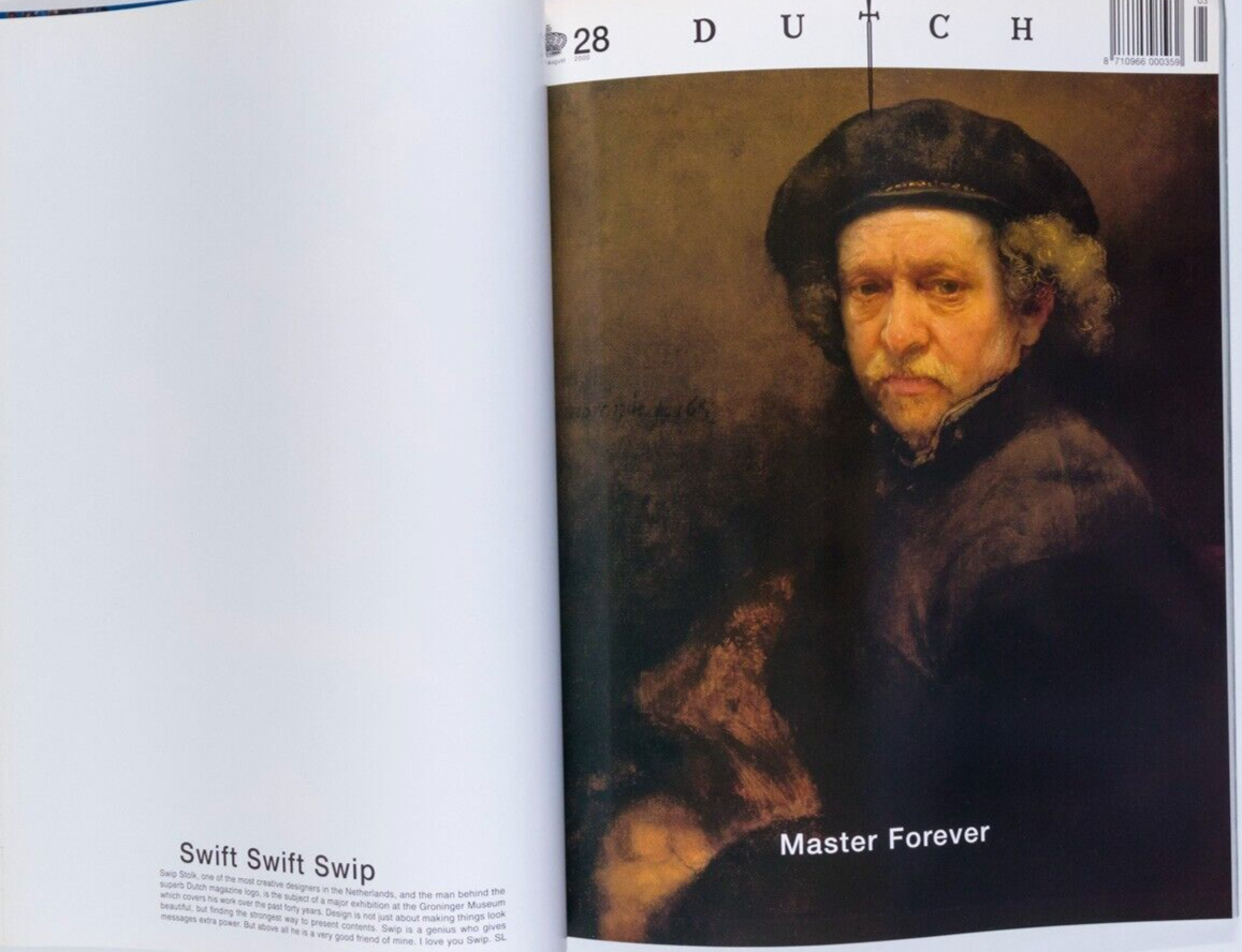 MALGOSIA BELA Bruce Benderson A F VANDERVORST Dutch magazine 28 2000 Swip Stolk