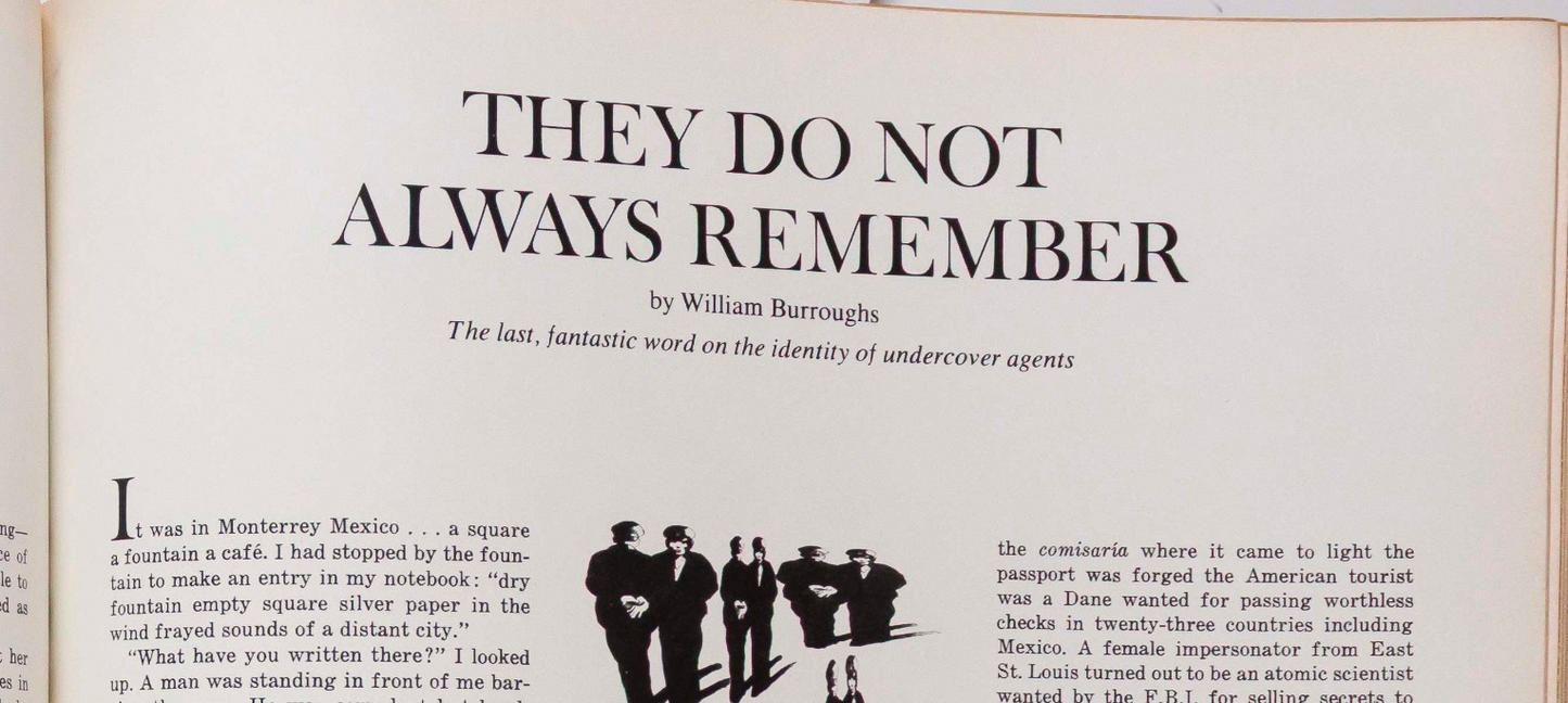 Stanley Kubrick 2001 William Burroughs ESQUIRE May 1966 Robert Vaughn CIA Spies
