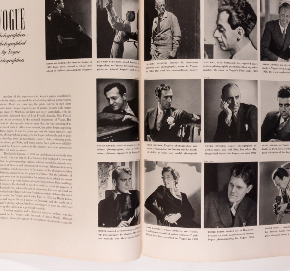 TONI FRISSELL Horst CECIL BEATON Vogue June 1941 Camera GEORGIA O'KEEFE vtg RBW