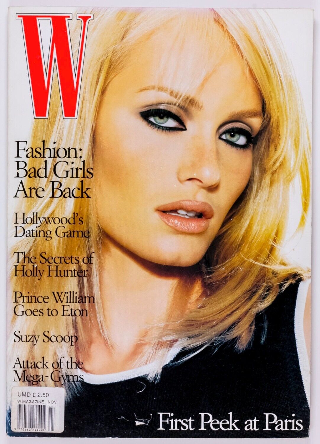 Amber Valletta HOLLY HUNTER Prince William Eton PARIS COLLECTIONS  W magazine US