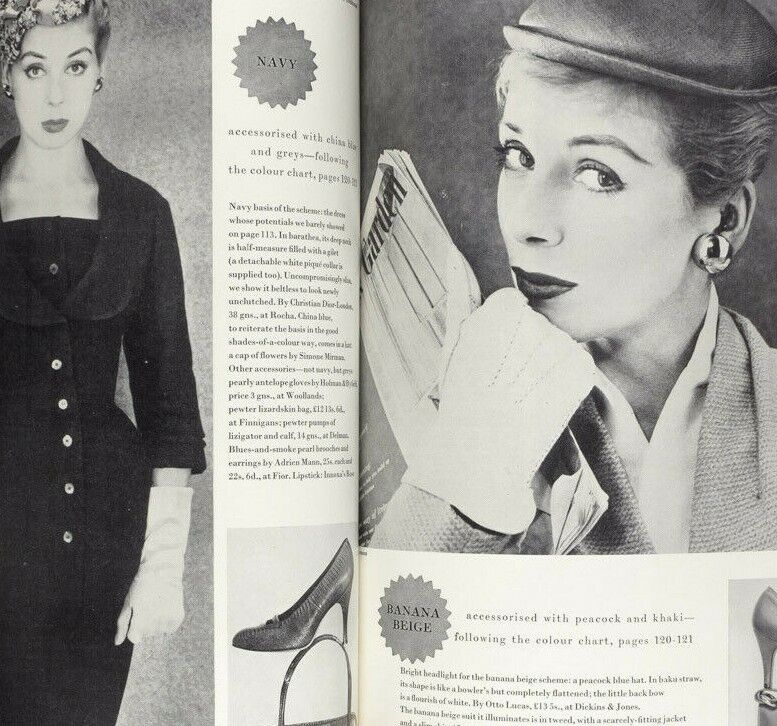 Karen Radkai NORMAN PARKINSON Suzy Parker HENRY CLARKE Horst RENE GRUAU Vogue UK