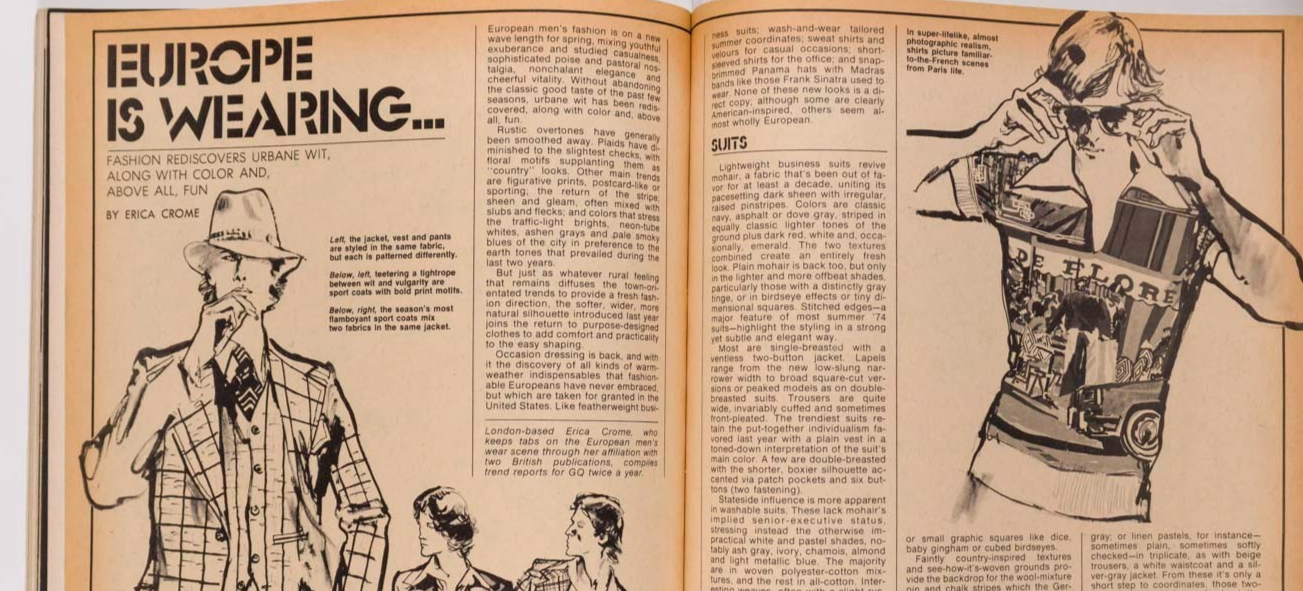 Robert Redford AMSELL Cuffs JACK HAYWOOD GQ magazine March 1974 Shoes TRENDS vtg