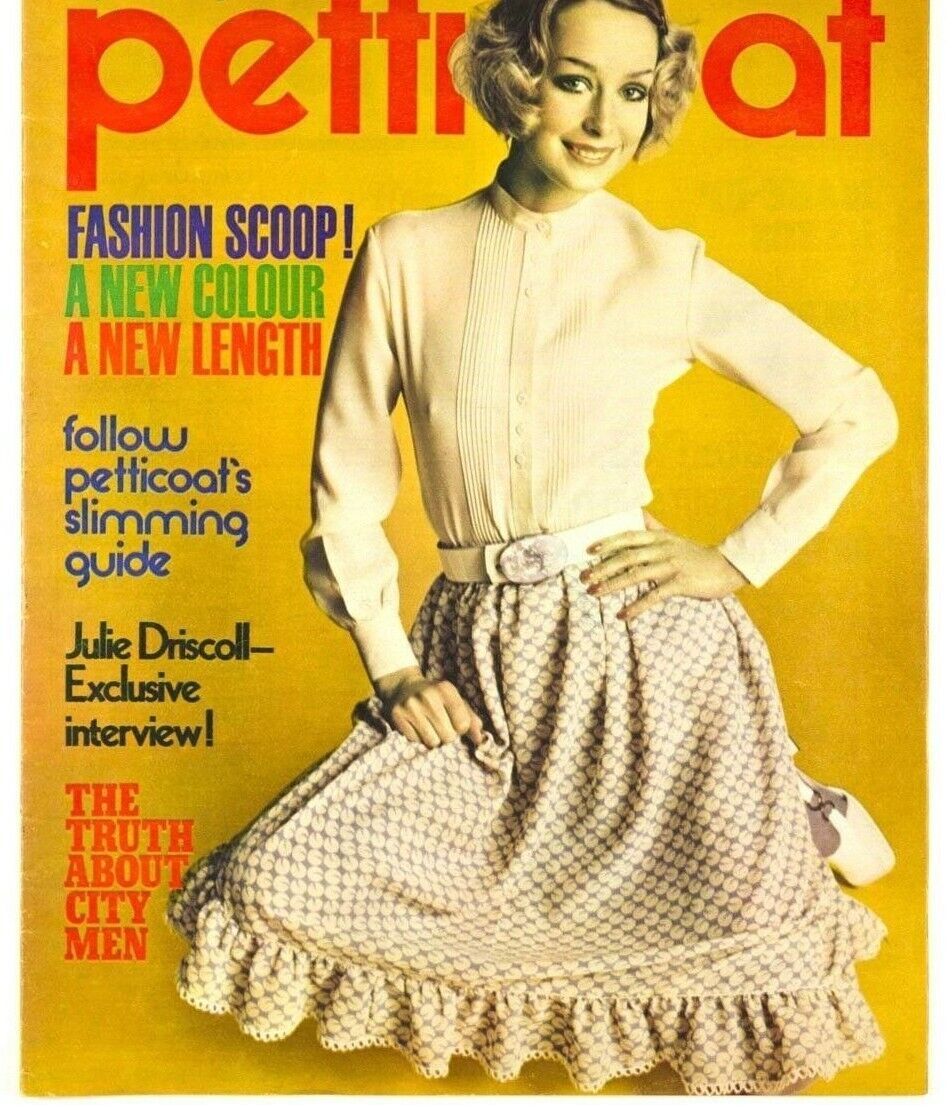 JULIE DRISCOLL Led Zeppelin LULU Mary Quant BIBA Quorum PETTICOAT magazine 70's