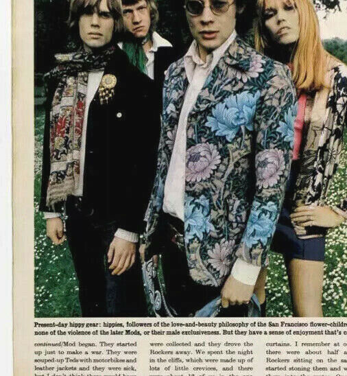 MARC BOLAN Amanda Lear NIK COHN Granny Takes a Trip BIBA ~ Observer magazine VTG