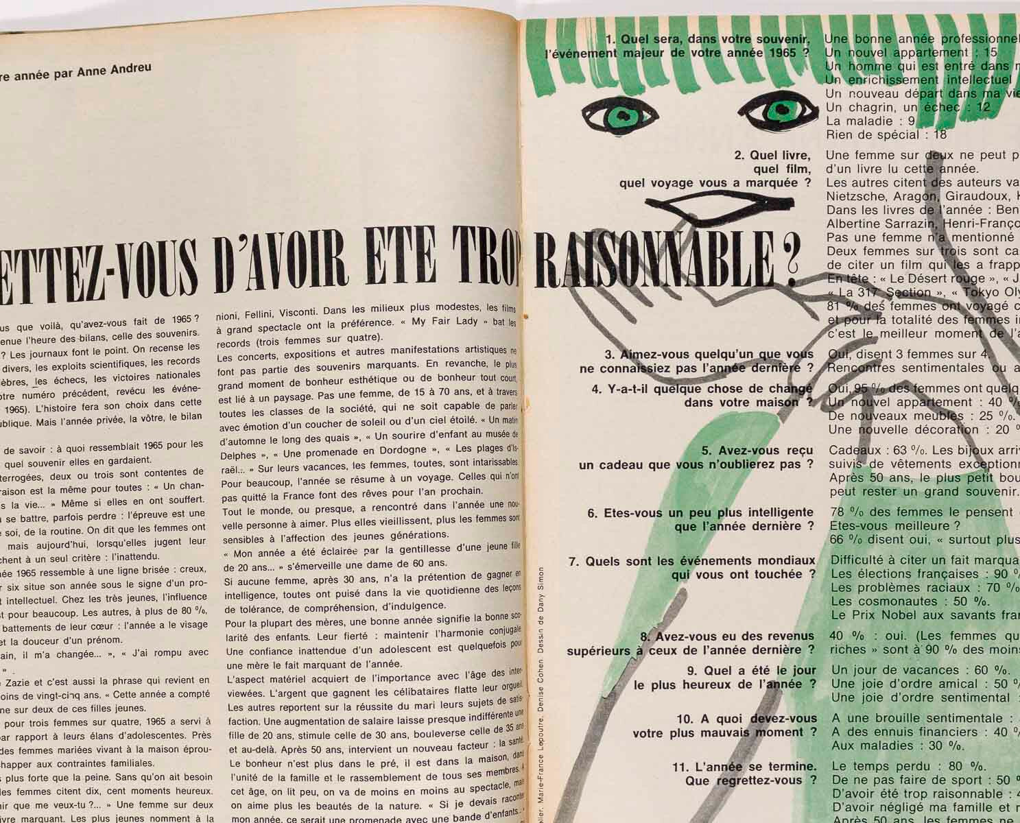 Jean Shrimpton PATTIE BOYD Samantha Juste SACHA VAN DORSSEN French Elle magazine