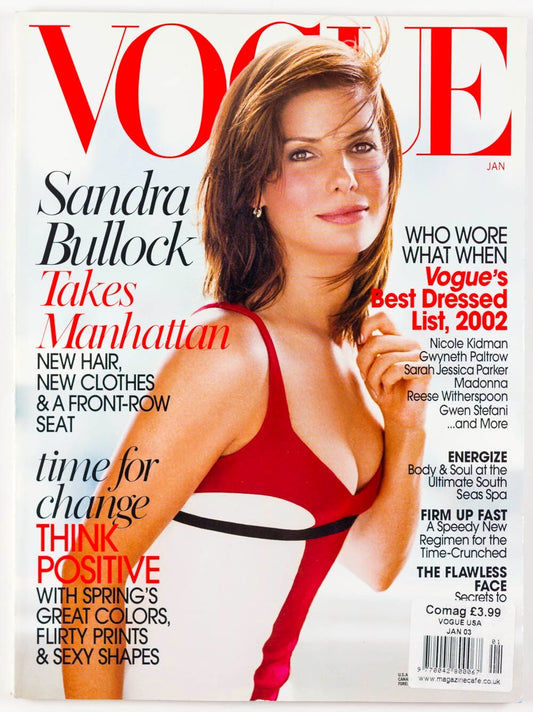 SANDRA BULLOCK Madonna PHILIP SEYMOUR HOFFMAN Vogue January 2003 Gwen Stefani US