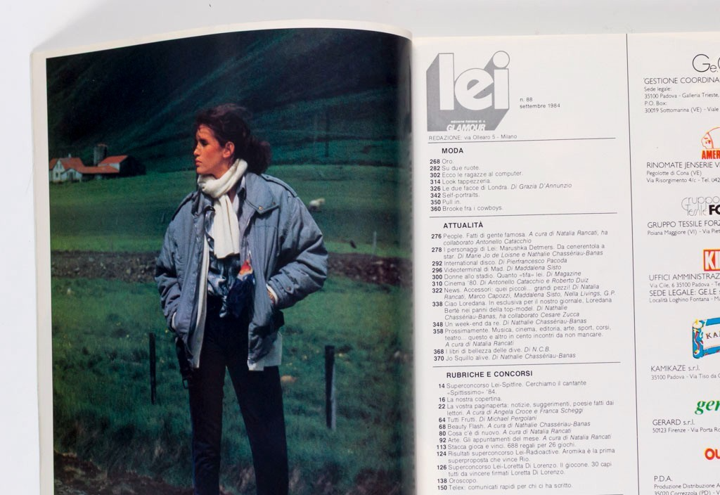 Brooke Shields TONY VIRAMONTES Deborah Turbeville LEI MAGAZINE 88 September 1984