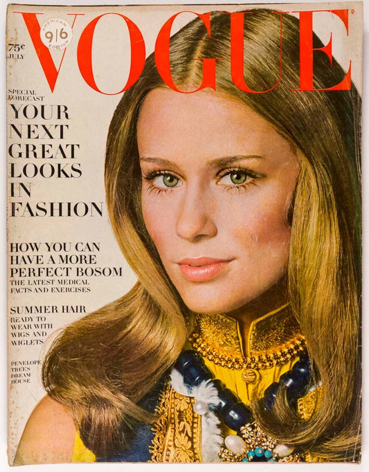Lauren Hutton VERUSCHKA Rubartelli Vogue July 1968 Jean Shrimpton PENELOPE TREE