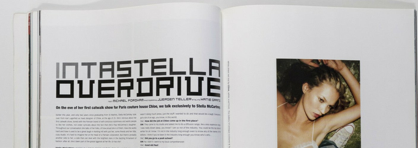 Katrin Cartlidge KATE MOSS Stella McCartney Chloe JUERGEN TELLER Dazed Confused