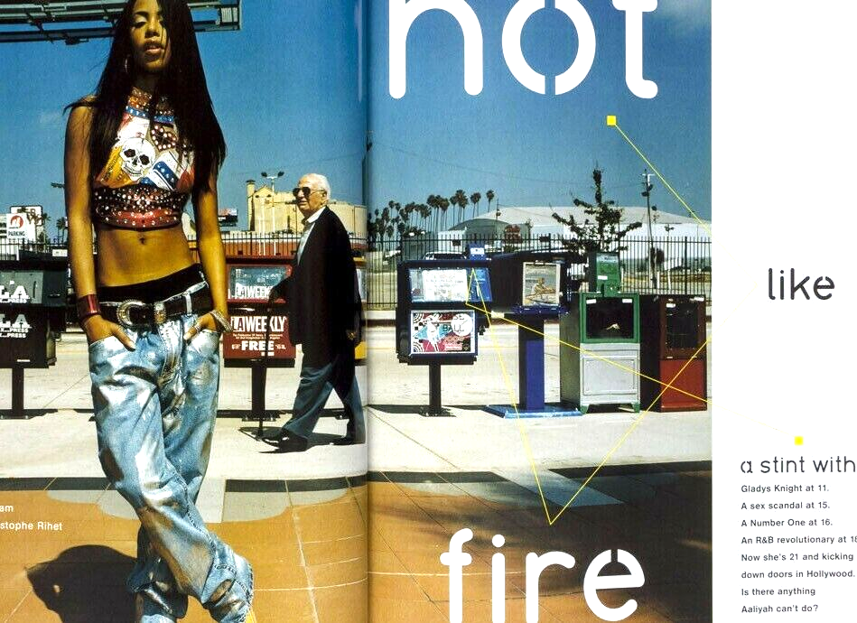 Chloe Sevigny AALIYAH Harmony Korine THE FACE magazine July 2000 Miles Aldridge