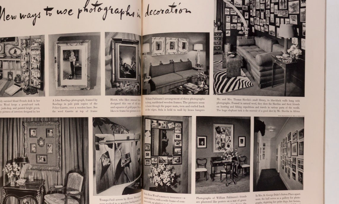 TONI FRISSELL Horst CECIL BEATON Vogue June 1941 Camera GEORGIA O'KEEFE vtg RBW