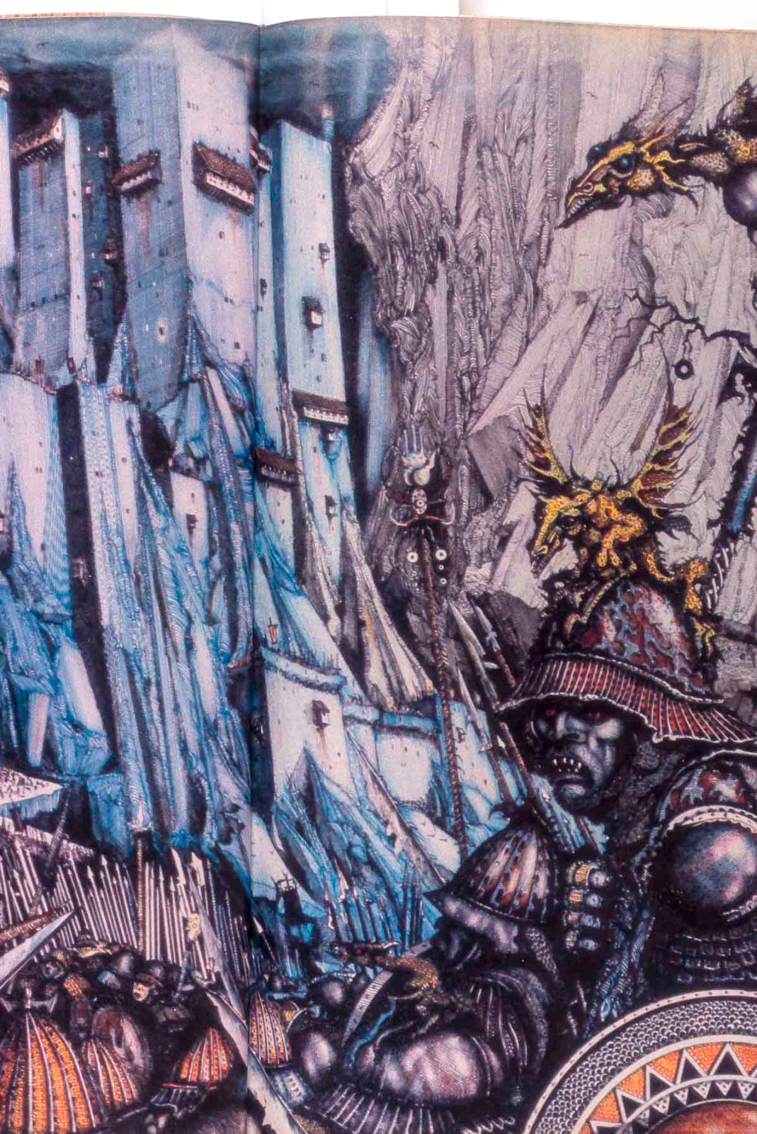 JRR TOLKIEN Bestiary IAN MILLER Smaug Lord of The Rings HOBBIT Rare UK magazine