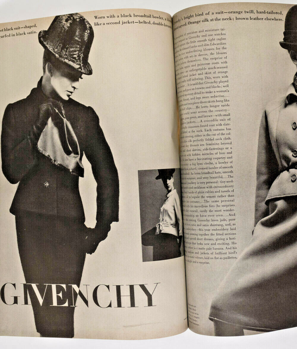 BRIGITTE BAUER Balenciaga GIVENCHY David Ogilvy NZ Vidal Sassoon VOGUE magazine