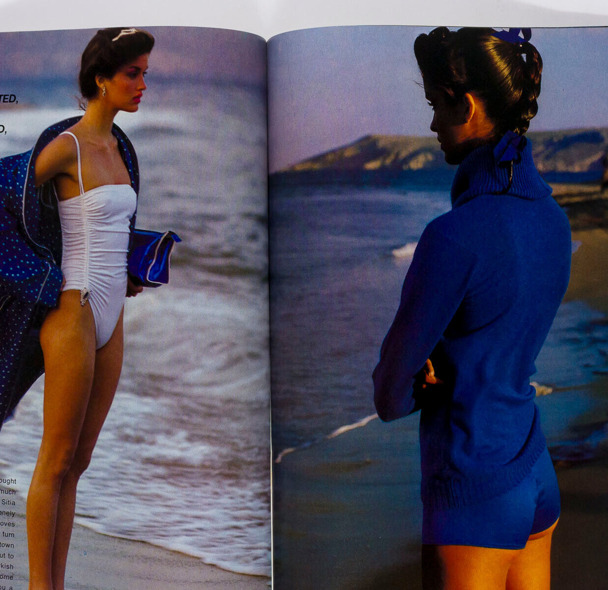Debbie Dickinson 70s KNITWEAR Kenny Everett INDIA Crete PARIS Vogue magazine VTG