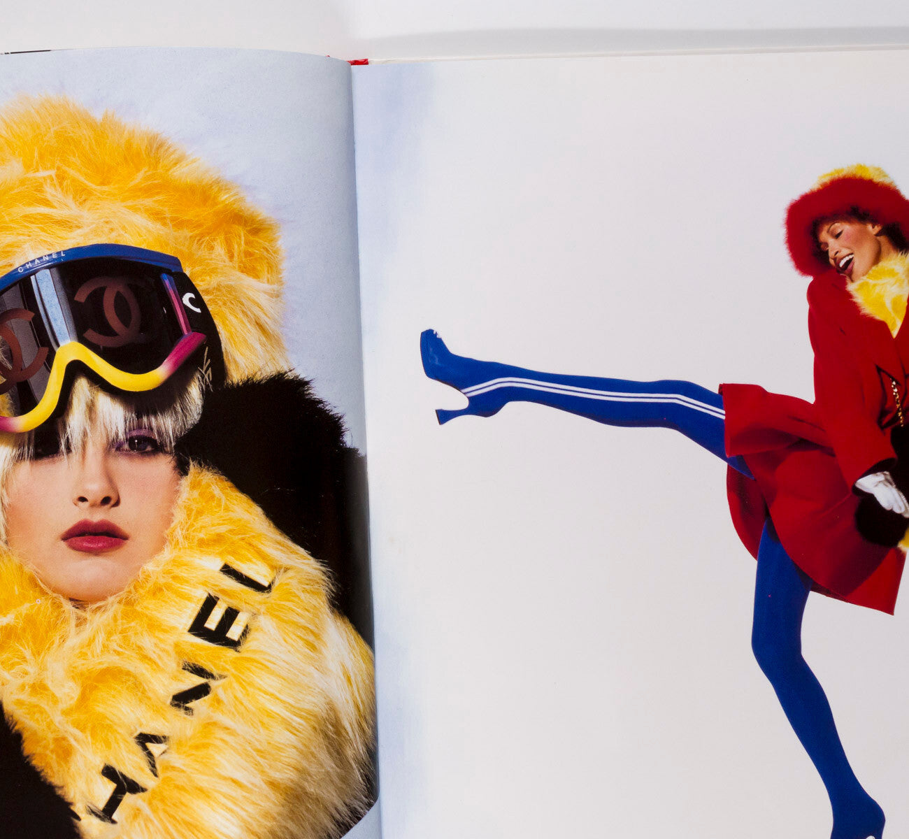 Trish Goff & Brandi Quinones KARL LAGERFELD vtg SKIWEAR Eyewear  CHANEL lookbook