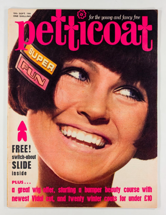 Wigs BARRY LATEGAN Vidal Sassoon PETTICOAT MAGAZINE 10 September 1966 Tom Jones