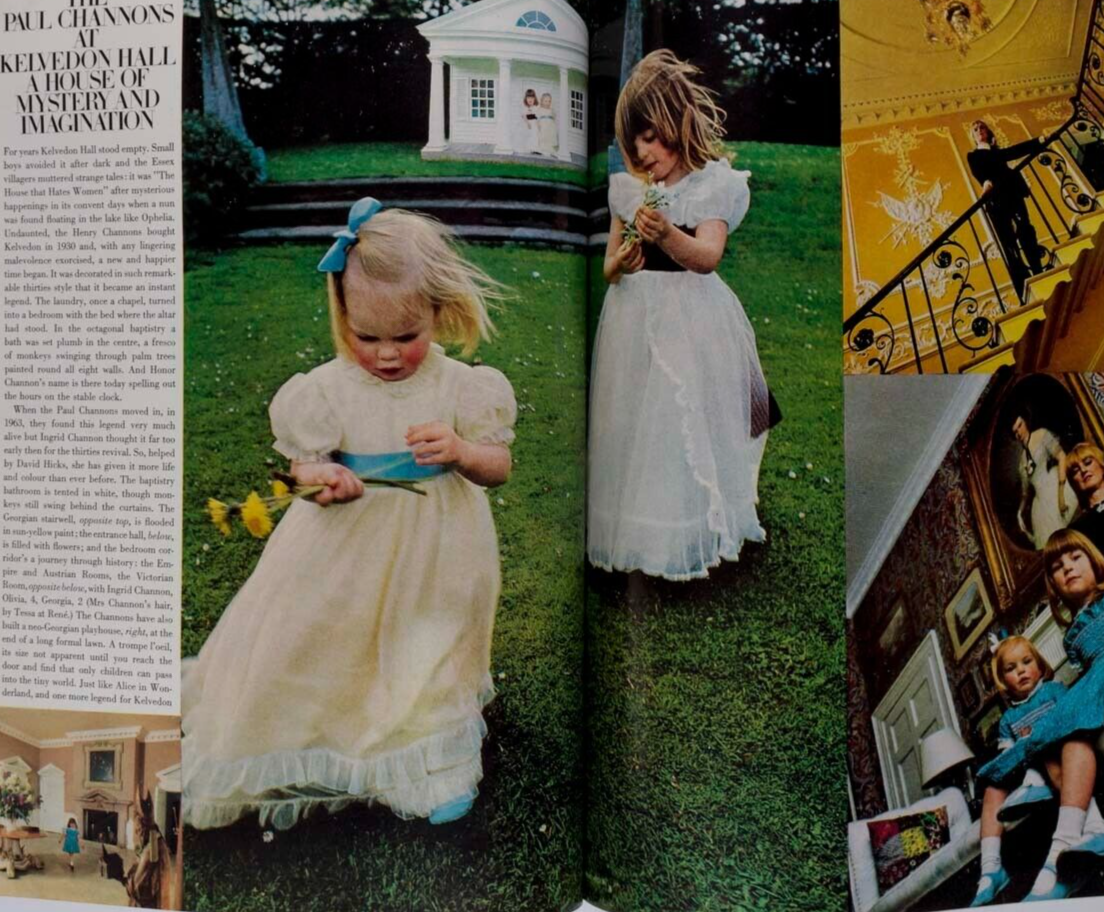 DONYALE LUNA Barbra Streisand MARISA BERENSON Cecil Beaton OSSIE CLARK vtg VOGUE
