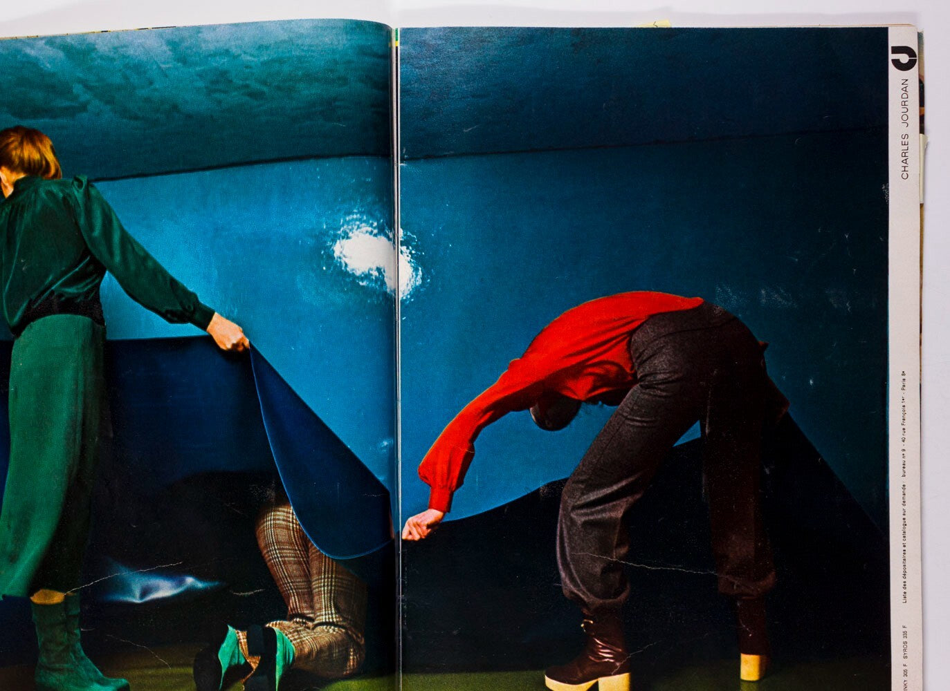 Guy Bourdin interview CATHERINE LEROY ~ Rare FRENCH PHOTO magazine NEWS REPORTER